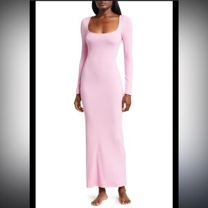 SKIMS Petite Soft Lounge Long Sleeve Maxi Dress SP